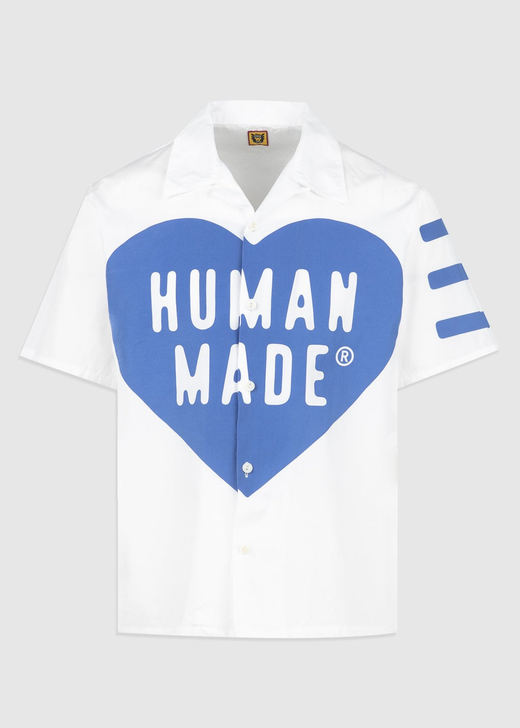 Human Made Heart aloha shirt, WHITE