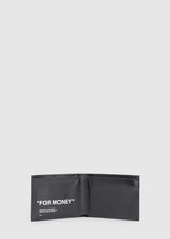 Load image into Gallery viewer, OFF-WHITE: QUOTE BIFOLD WALLET [SILVER]
